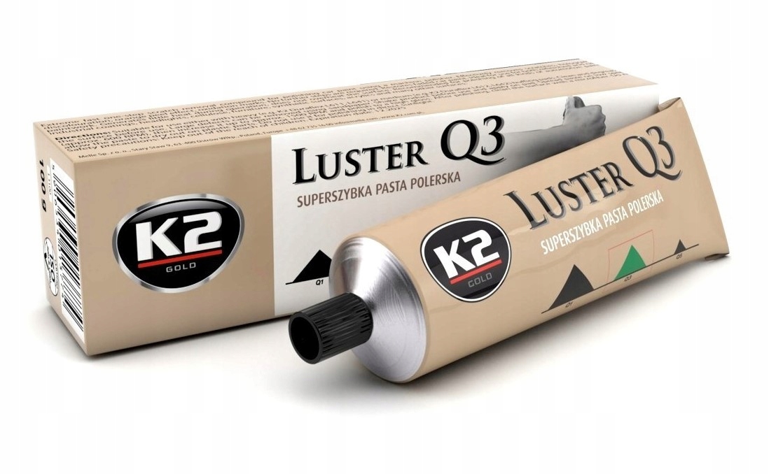 K2 Luster Q3 Średniościerna Pasta Polerska Do Polerki Mechanicznej Lakieru