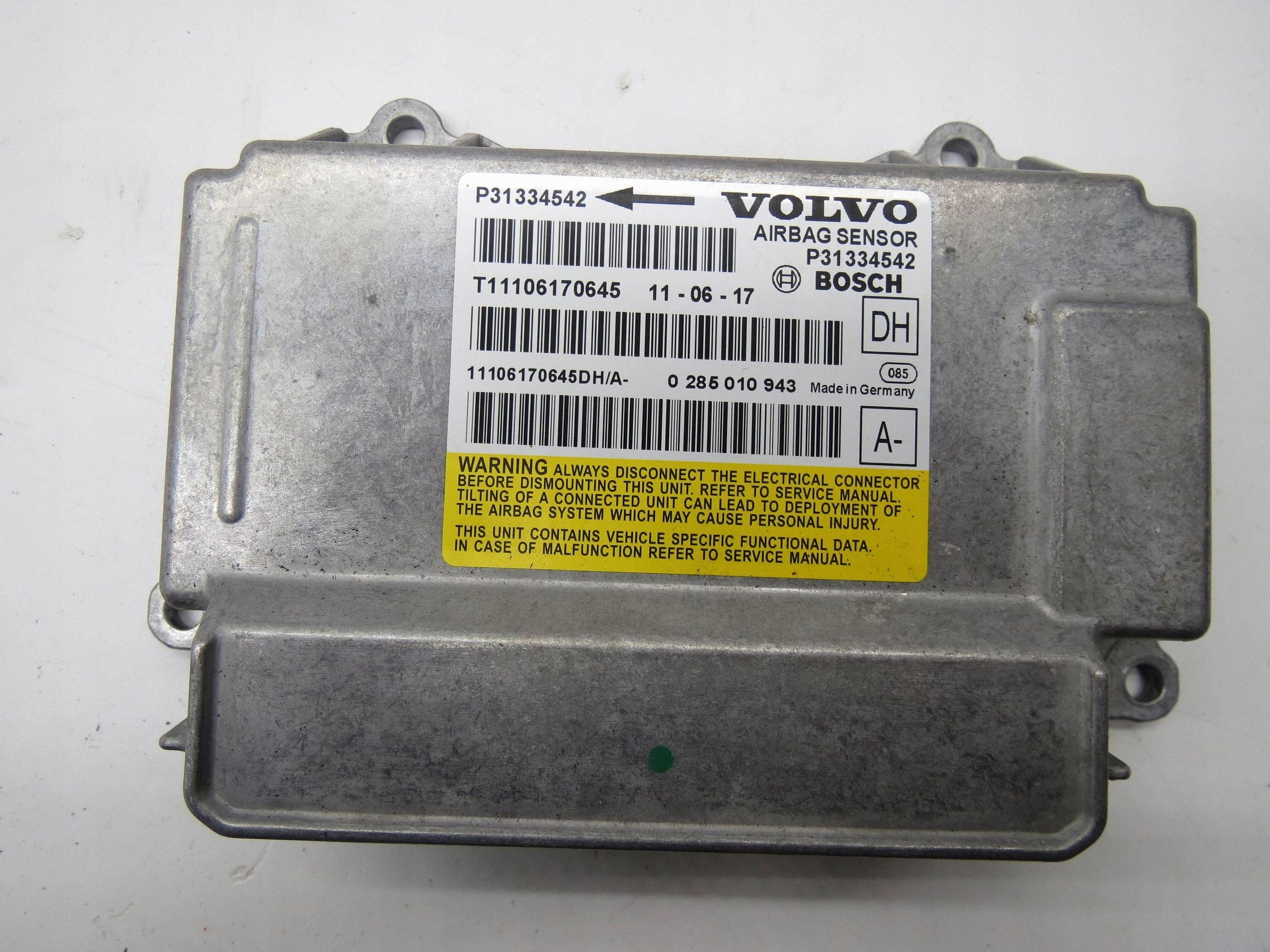 Centralina modulo airbag VOLVO S60 II V60 e P31334542