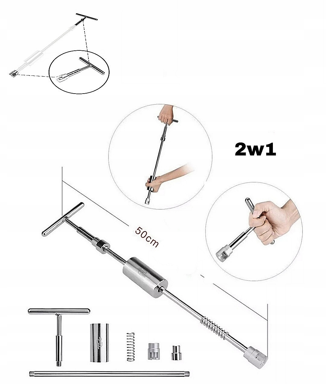 Zestaw PDR puller mostek Set Components Slide Hammer Sheet Metal Hammer Mallet Bridge Puller Adapters Lamp