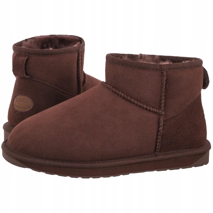 Dámské boty Emu Australia Stinger Micro Chocolate W10937 Hnědé