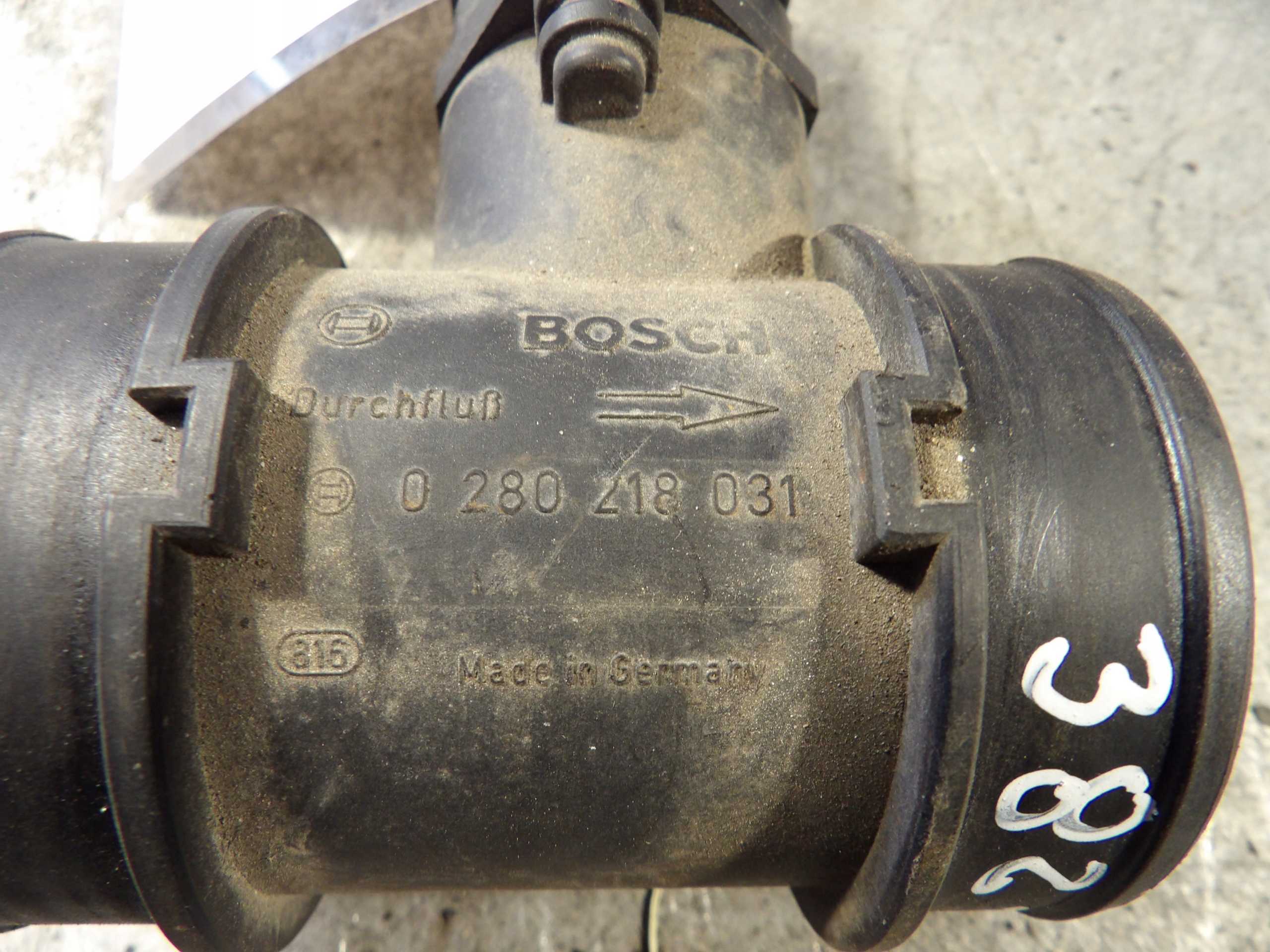 Opel Corsa C mjerač protoka zraka 1,2B 0280218031