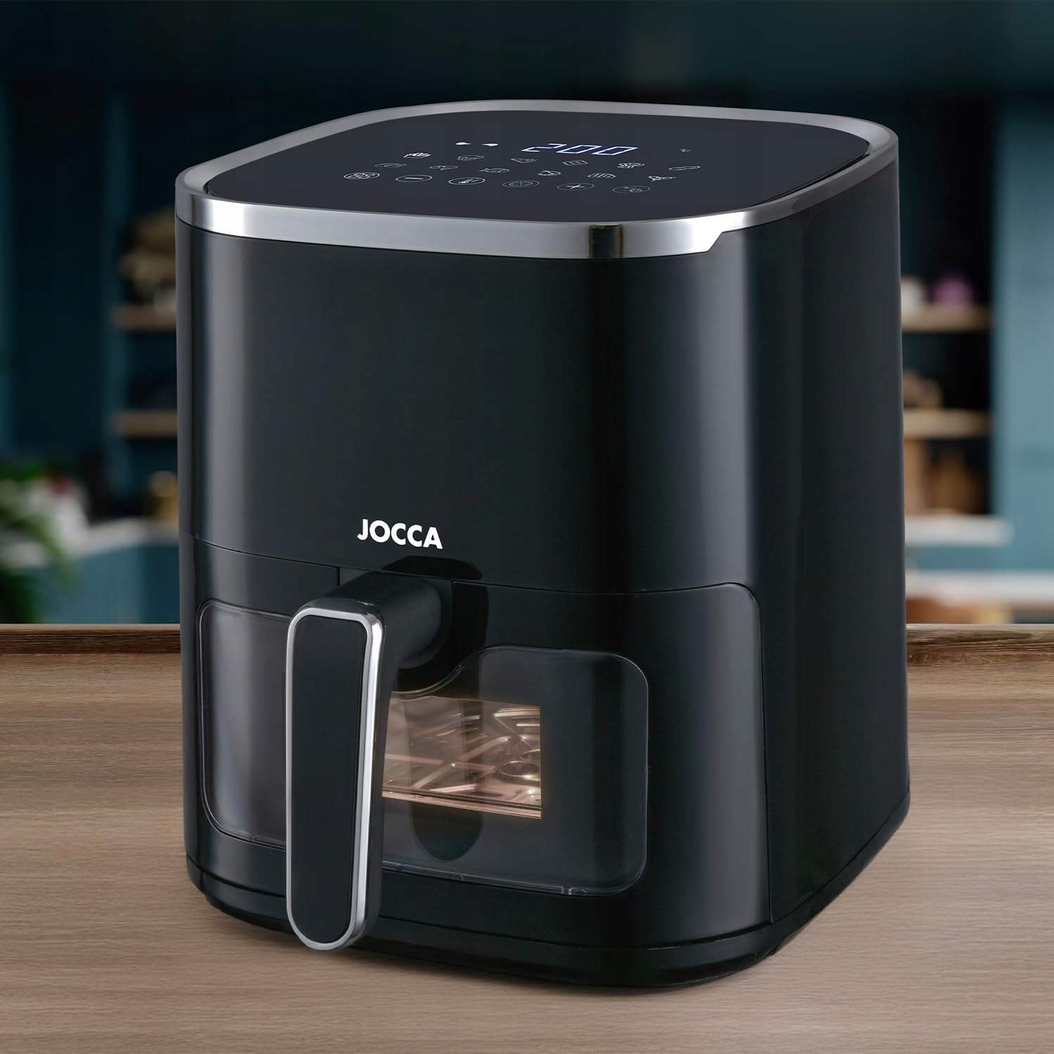 JOCCA Frytkownica Beztłuszczowa 5L 1450W Zdrowe Gotowanie LED Ekran — miniatura 5