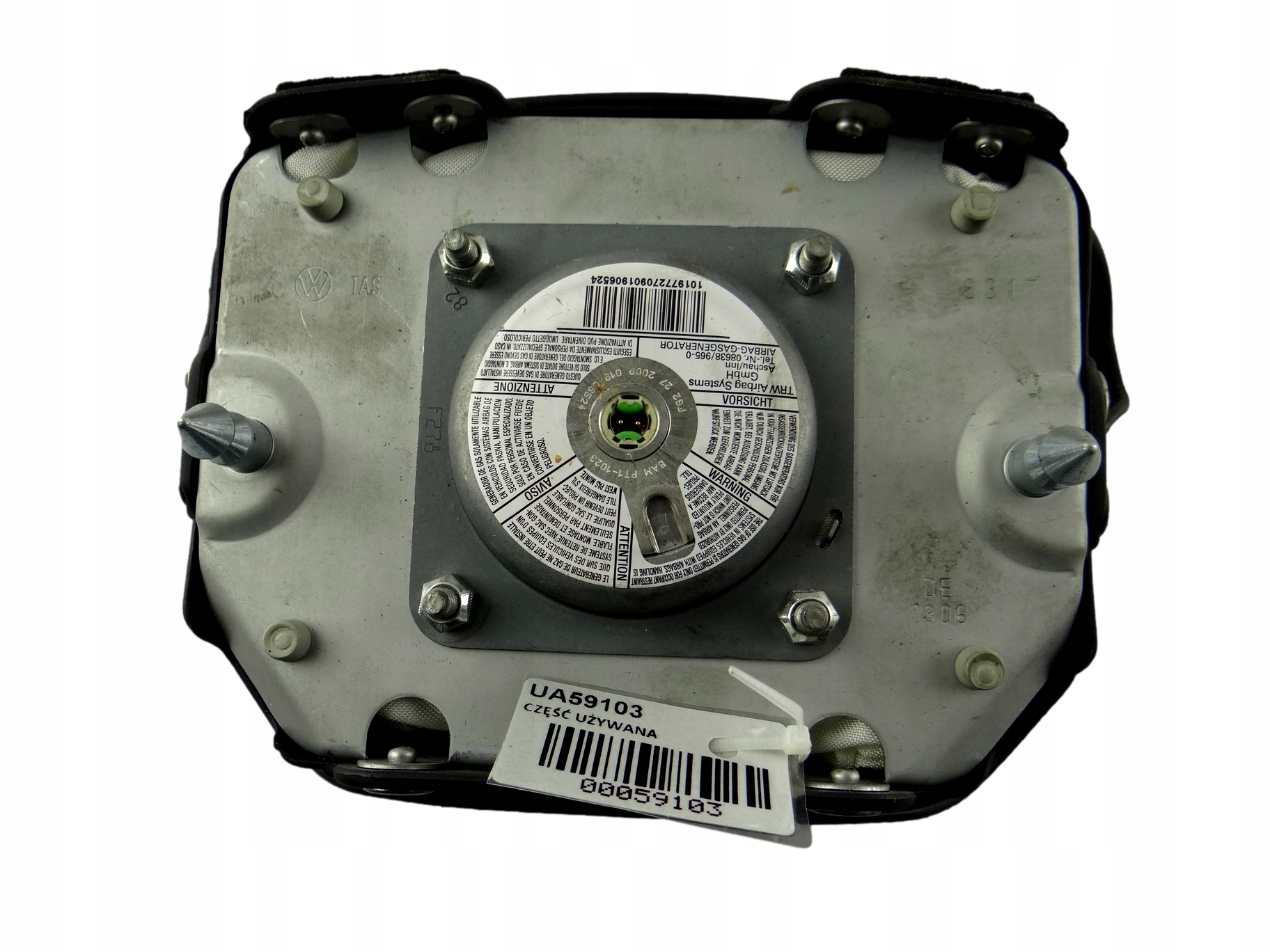 AIRBAG Airbag Deckel SKODA OCTAVIA 8317