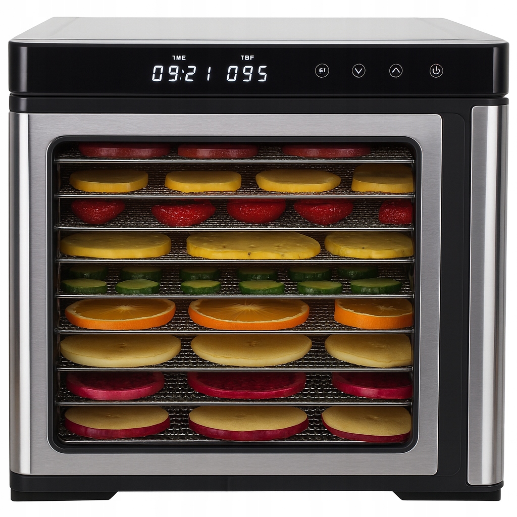 Suszarka Spożywcza Do Żywności Grzybów Ziół Owoców Warzyw Timer! 1000W