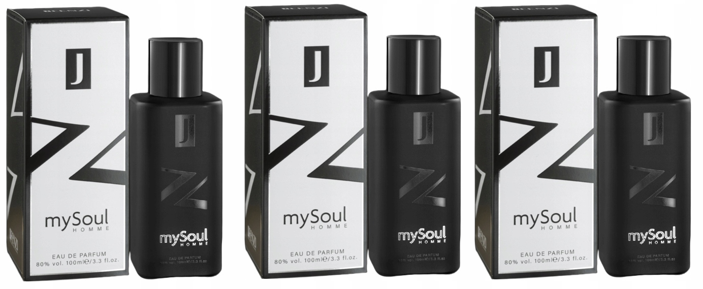 JFenzi My Soul Homme 3x100 ml pánská parfémovaná voda sada