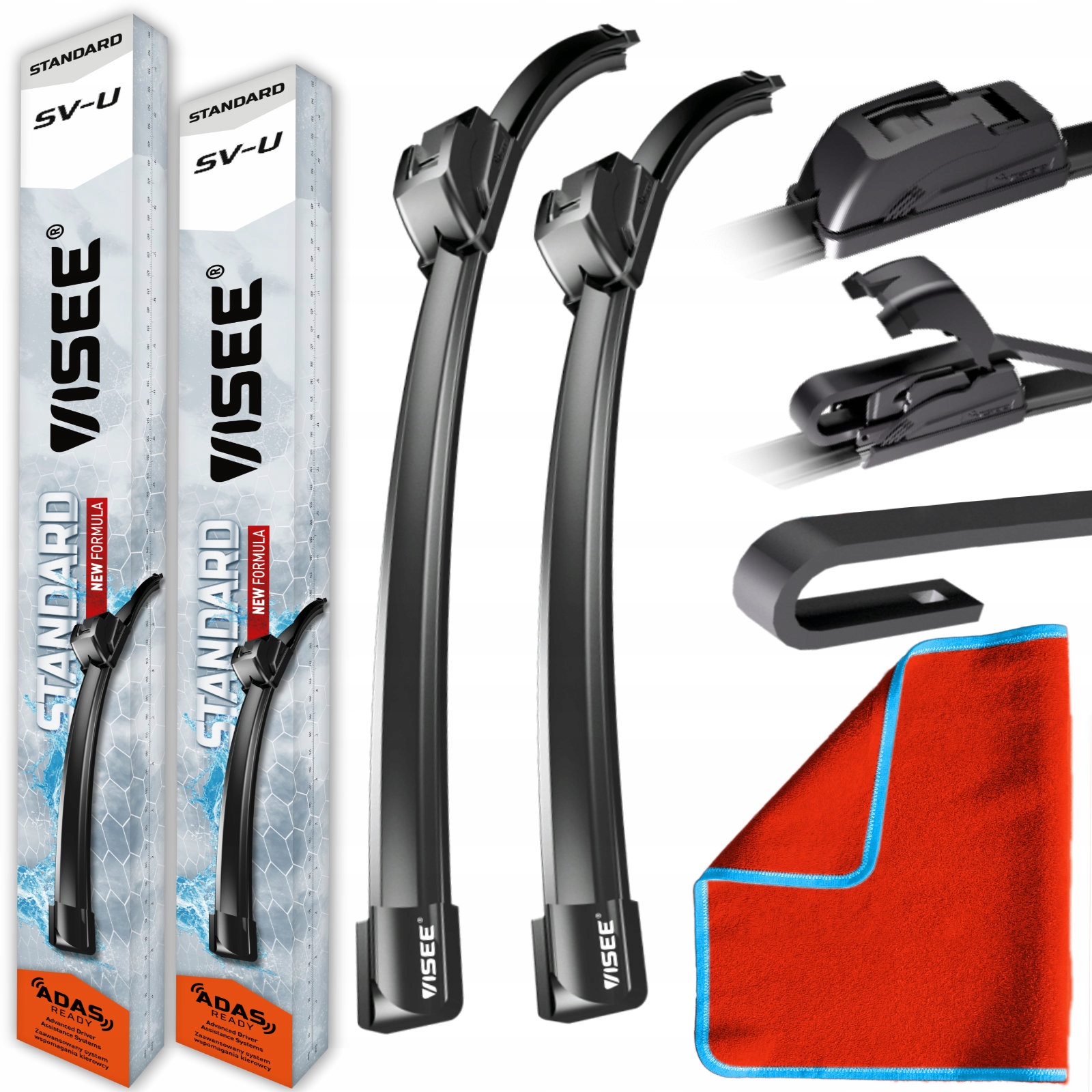 Wycieraczki Płaskie Przód Ford Fiesta V 5 MK5 11.2001 09.2008 Hatchback