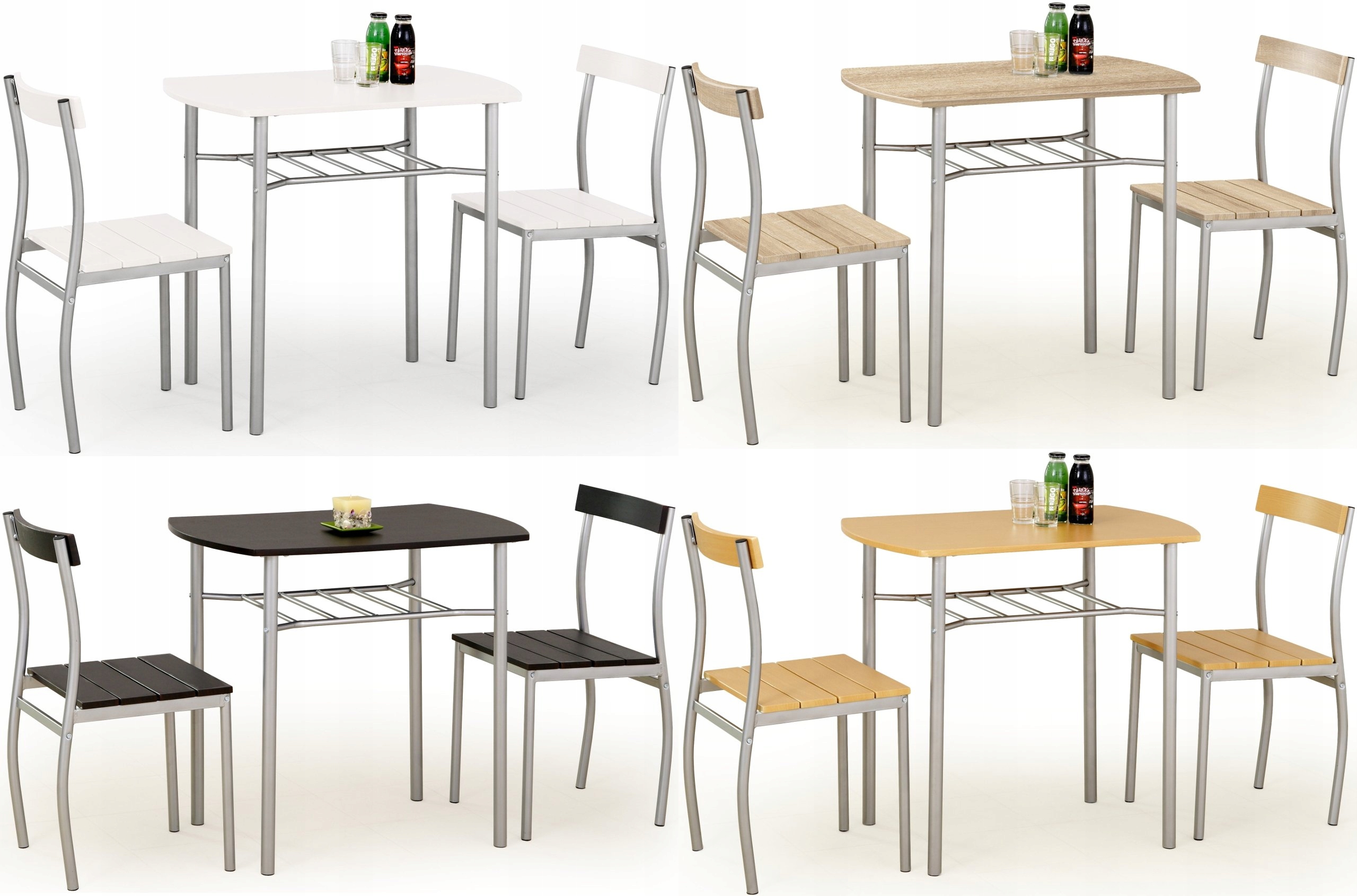 Zestaw stół krzesła LANCE DĄB SONOMA Halmar Marka Halmar