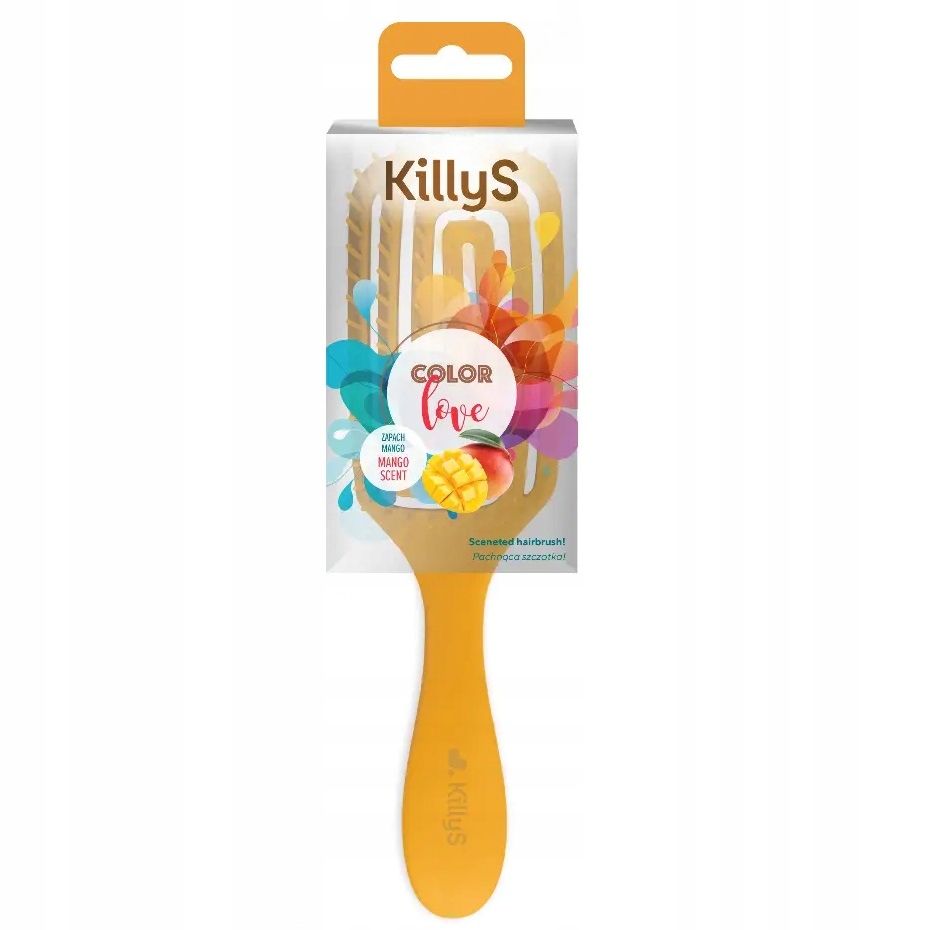 KillyS Color Love pachnąca szczotka do włosów Mango