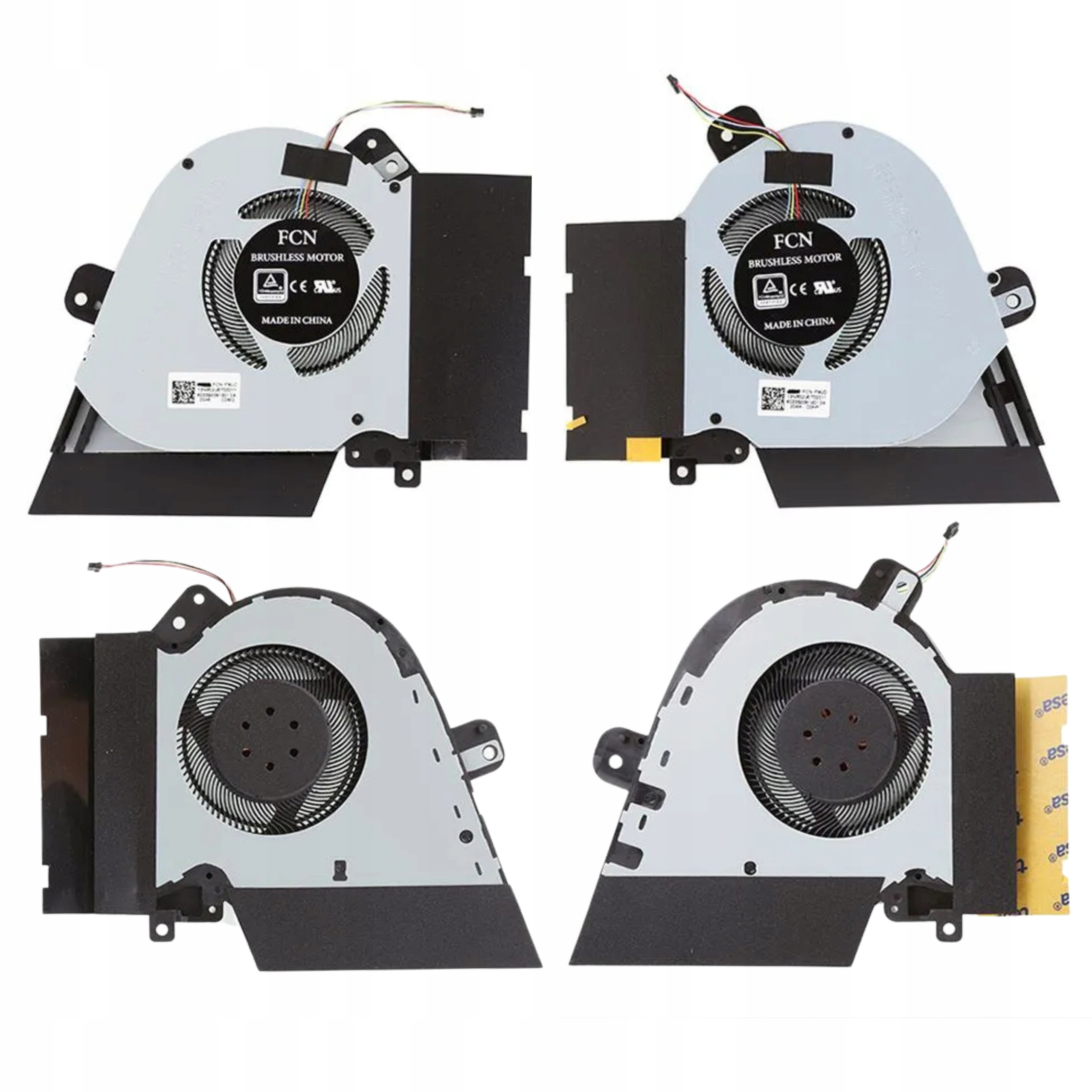 WENTYLATORY DO ASUS ROG Zephyrus GX502 GX502LWS GX502LXS CPU + GPU 12V