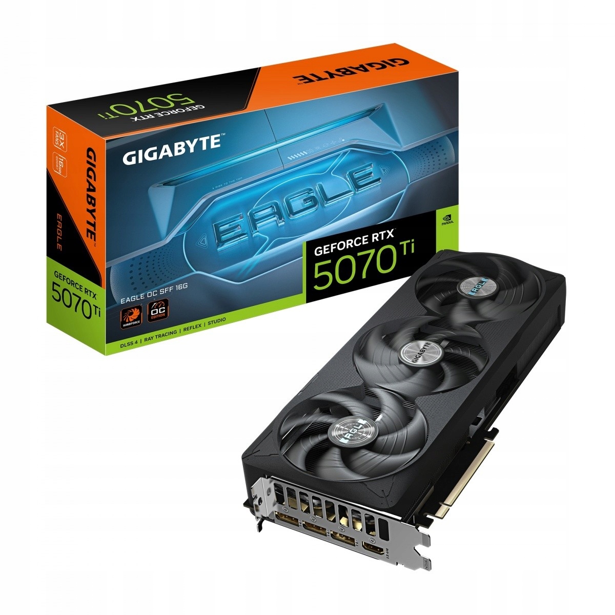 Grafická karta GeForce Rtx 5070 Ti Eagle Oc Sff 16G 256BIT GDDR7 3DP/HDMI