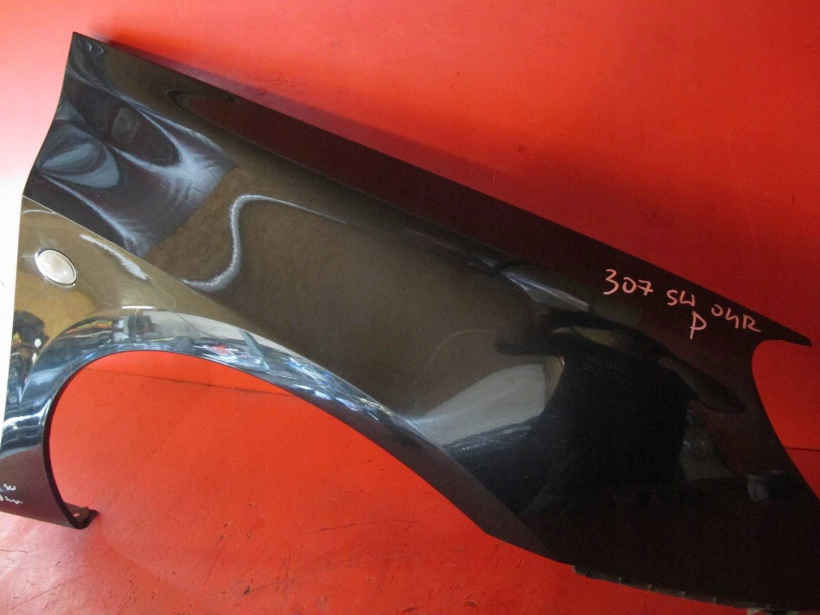 PEUGEOT 307 01-05 fender right front front black EXLD