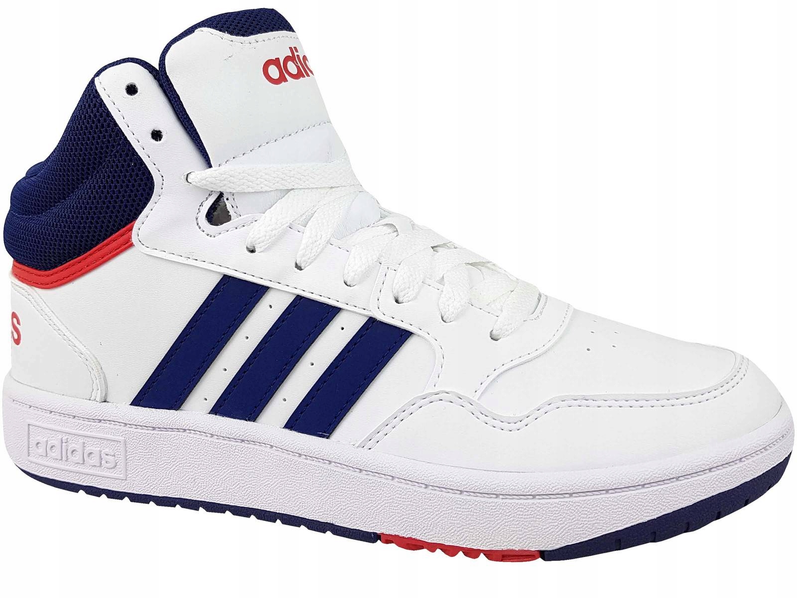 Adidas Hoops 3.0 MID GZ9647 Buty Wysokie Białe