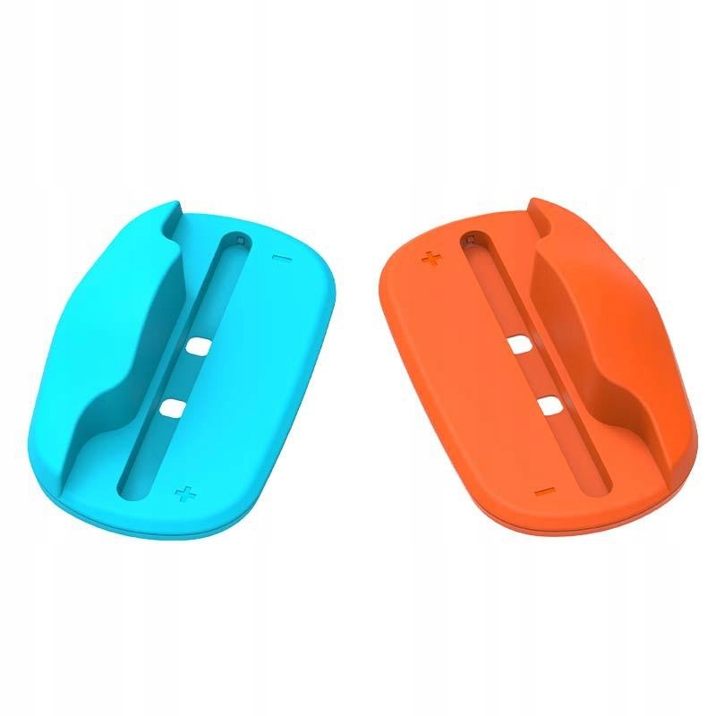 2 szt. uchwytów mini podstawka do Nintendo Switch 2 niebiesko-pomarańczowa