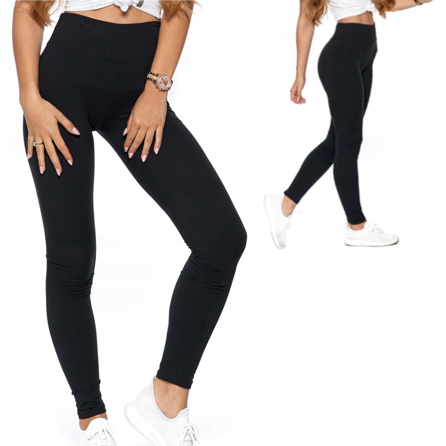 

1x legginsy damskie czarne Moraj wysoki stan L/XL