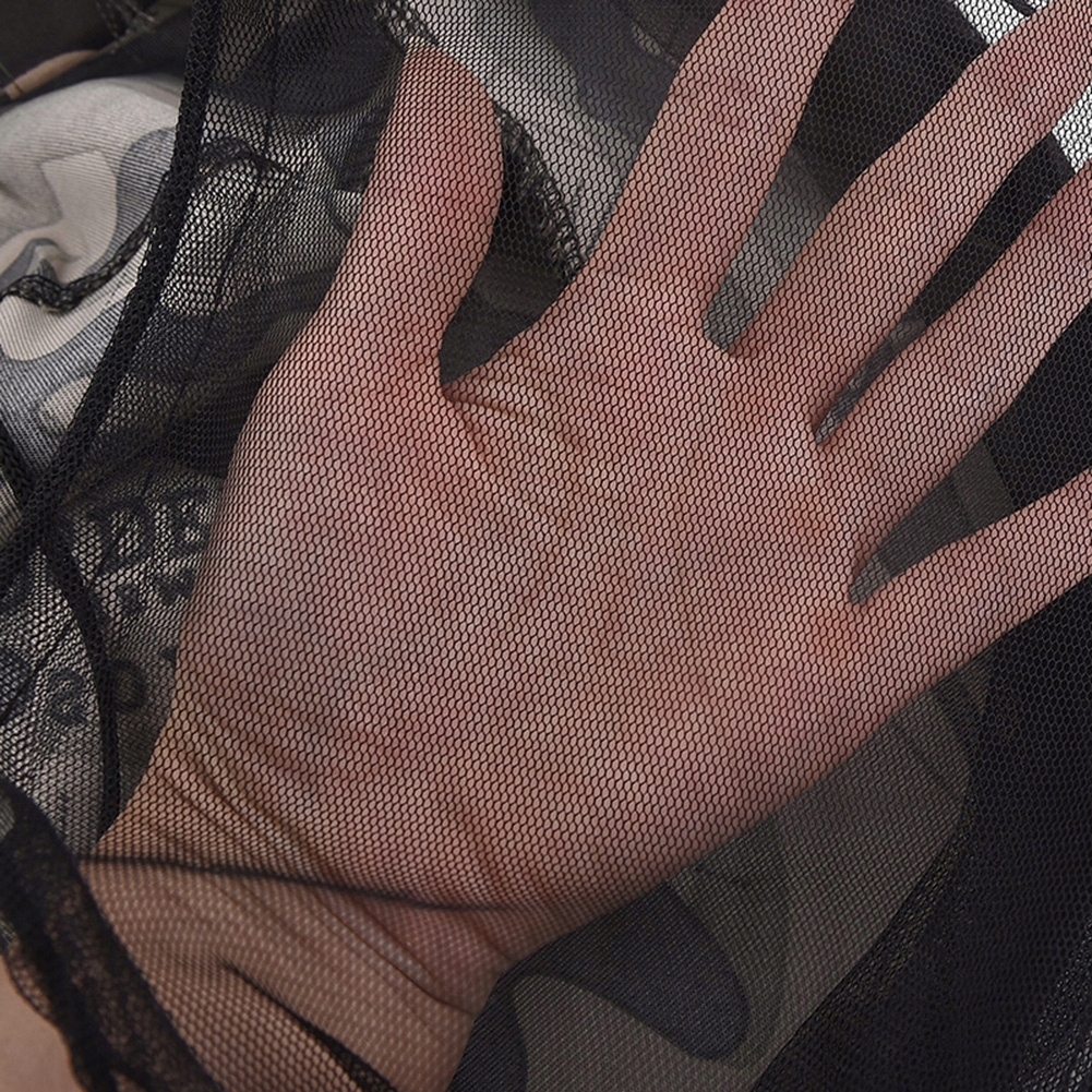 KAPELUSZ MOSKITIERA NA GŁOWĘ KAPELUSZ SIATKA Kolor dominujący wielokolorowy