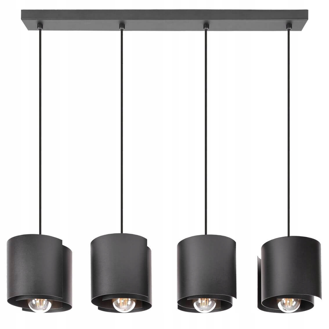 Hugo 4 Lampa wisząca czarna