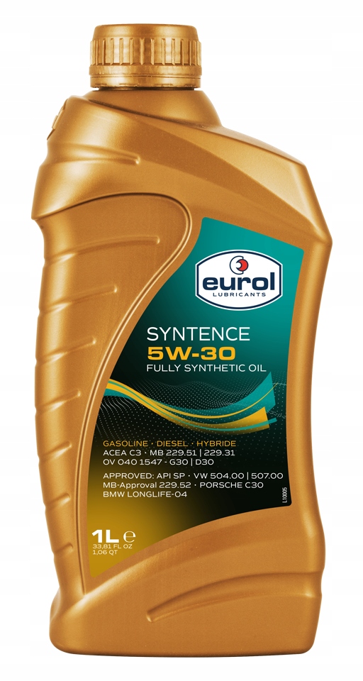 

Eurol Syntence 5W30 1L Vw 504.00/507.00