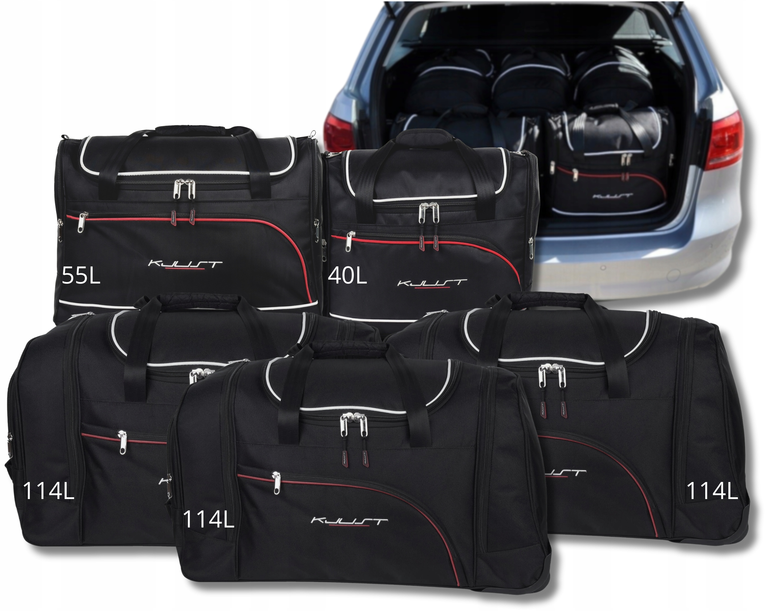 Cestovná Taška Do Kufra Vw Passat Variant 2010-2014 5 ks