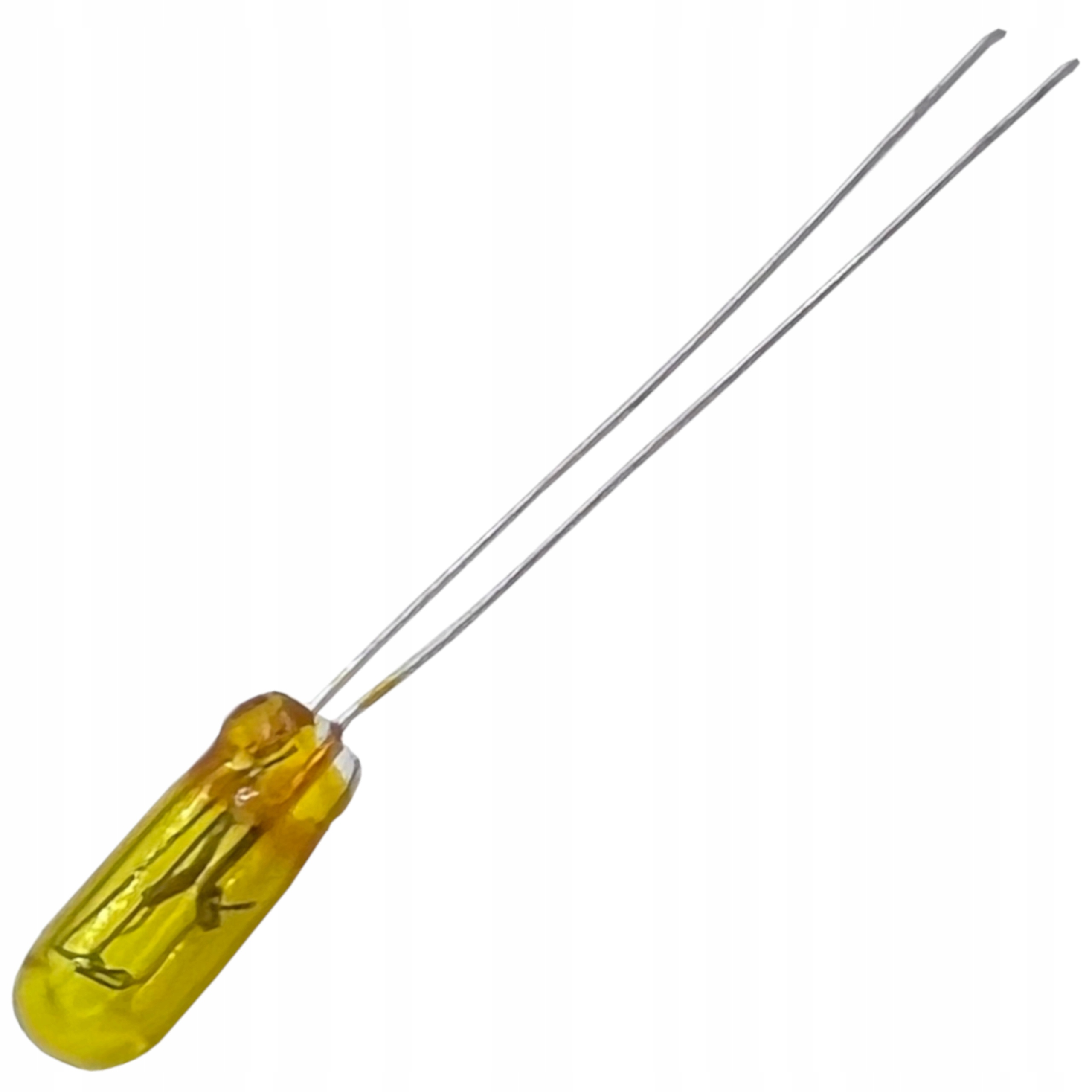 

żarówka do przycisków nawiewów T3 3 mm 12V żółta