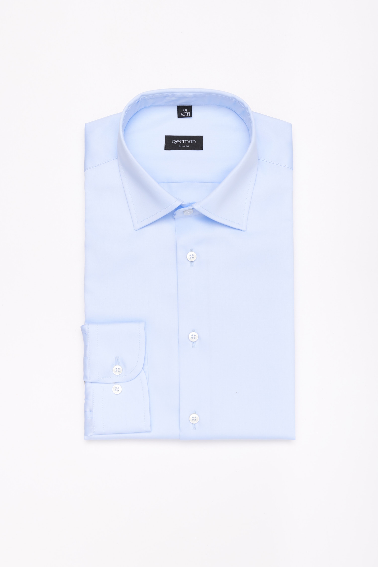 Koszula Versone 3509 Slim Fit Błękitna 176/182 39