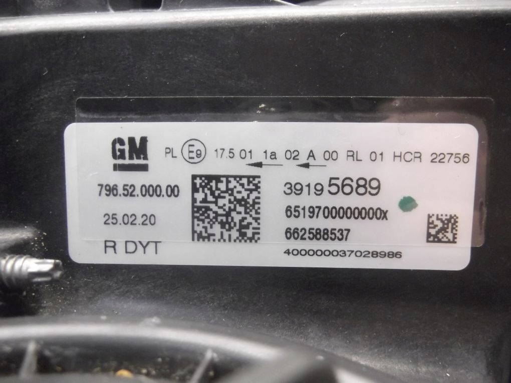 OPEL ASTRA K V 5 FULL LED LIFT 2019- light right