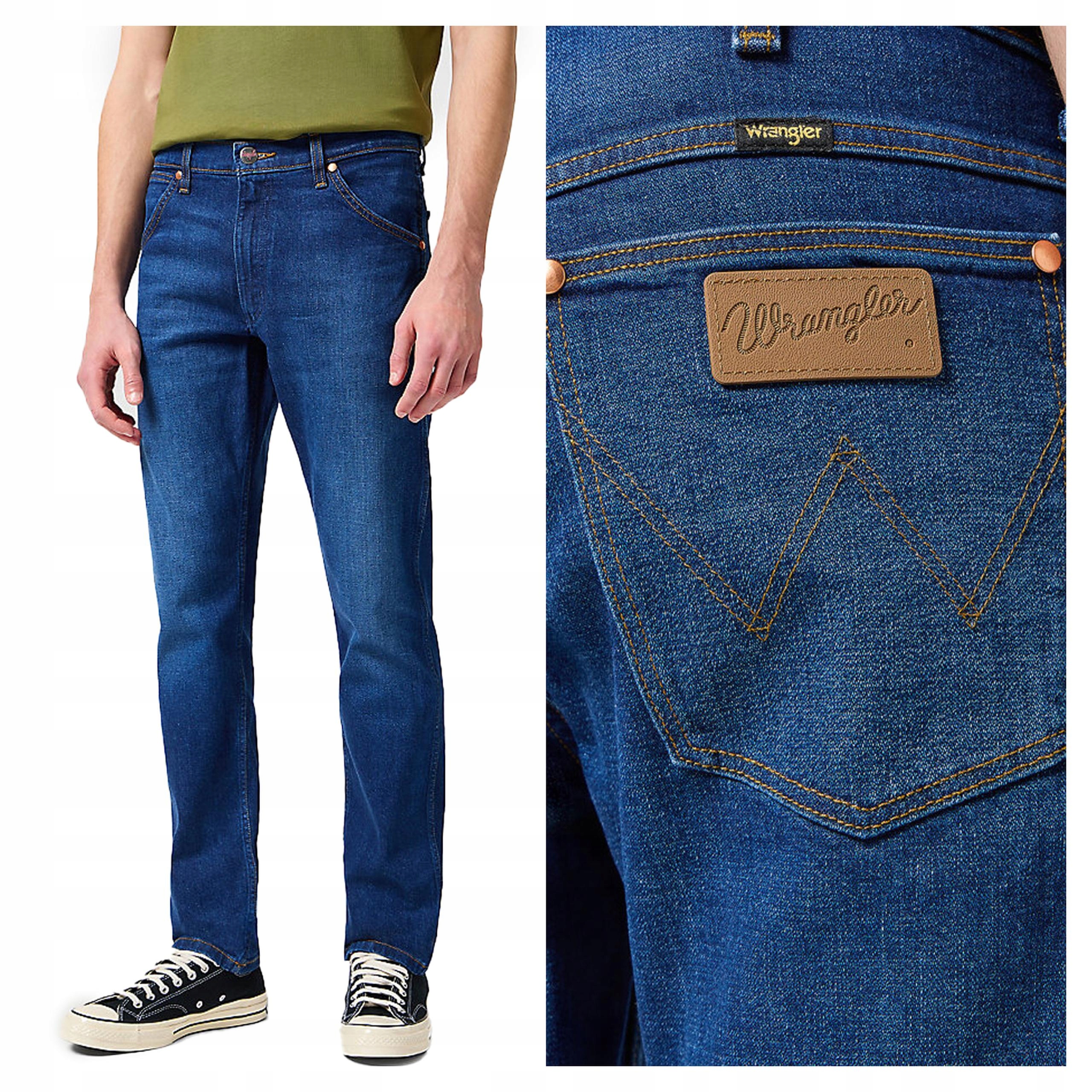 Pánské přiléhavé džínové kalhoty Wrangler 11MWZ 34/34