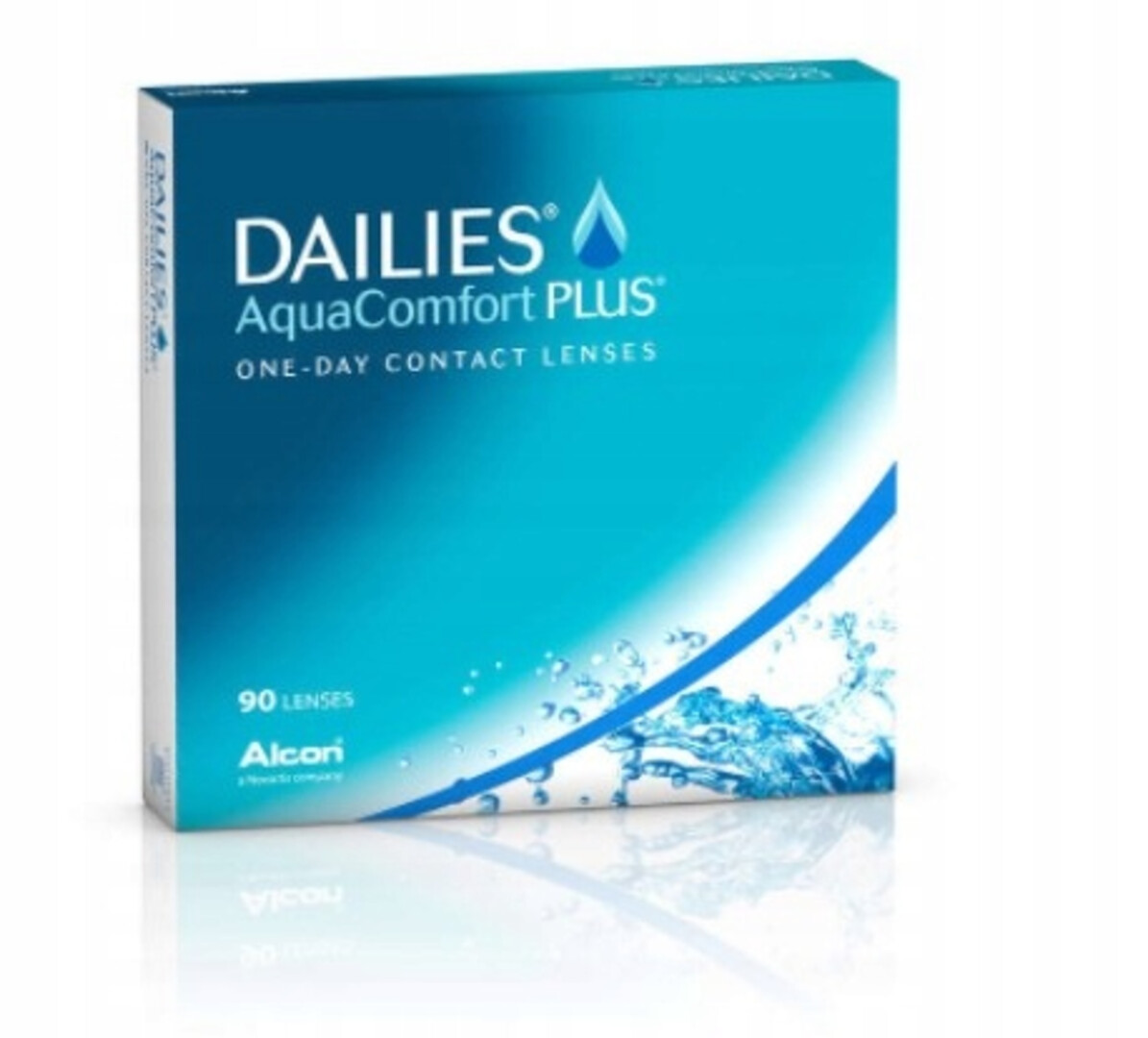 Soczewki jednodniowe Dailies Aqua Comfort Plus 90 szt. moc +03,50