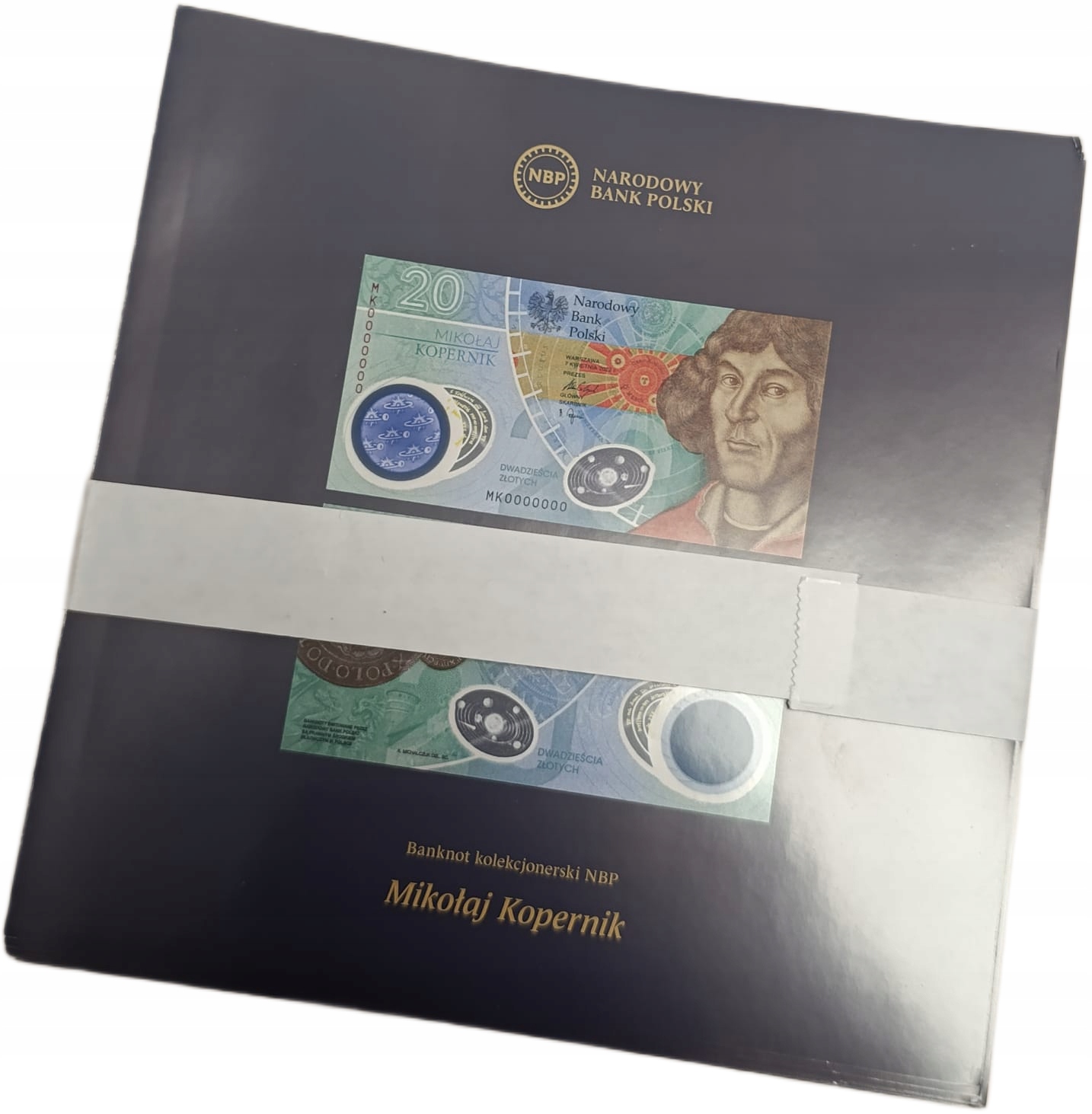 Zestaw folderów do banknotów Mikołaj Kopernik - 100 sztuk