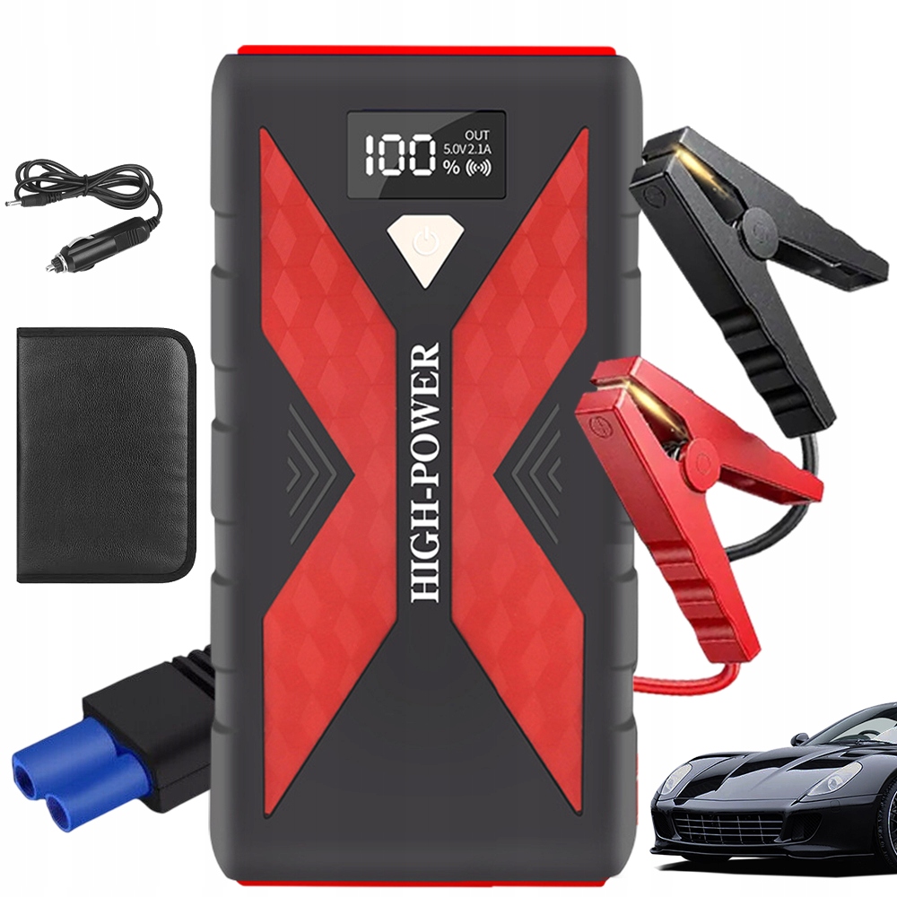 Booster Pro Akumulátor 1000A S Usb Power Bankou A Displejem