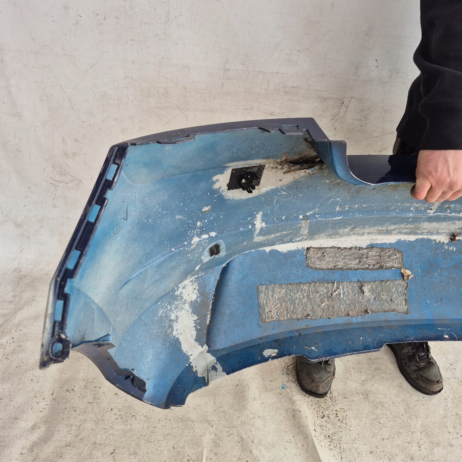 SKODA FABIA III 3 HB 14-18 bumper rear part rear