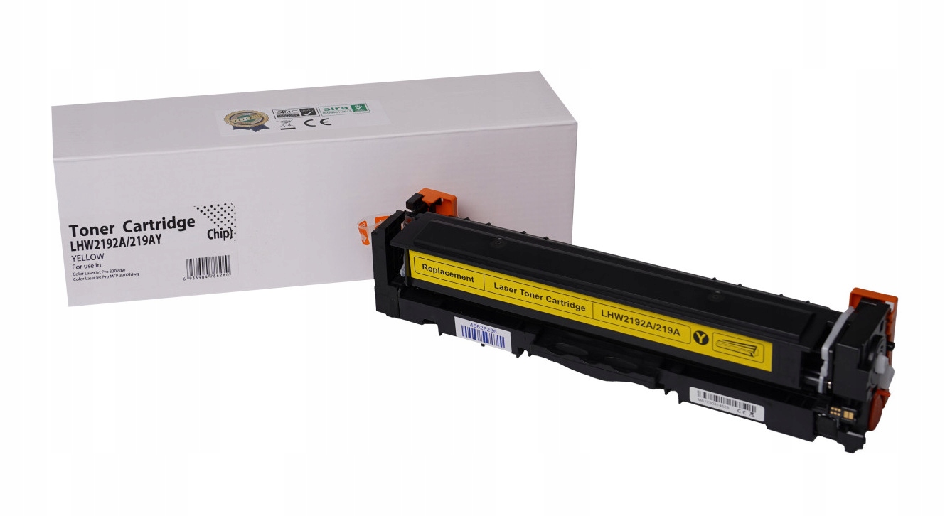 Toner 219A W2192A do Hp Pro 3202dn, 3202dw, 3302fdng, 3302fd Chip