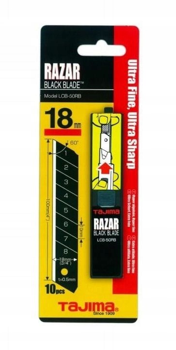 

Tajima Razar Black LCB50RBC/K1 ostrza 10szt 18mm