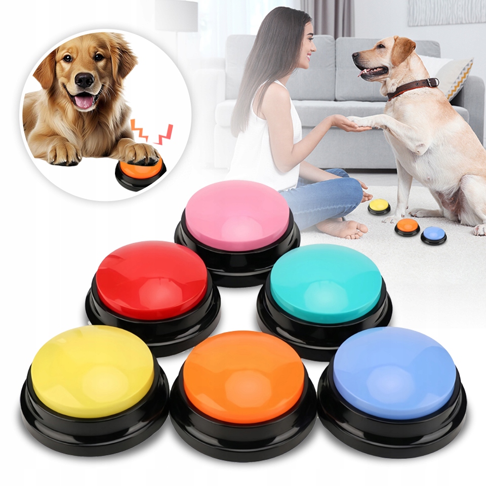 Levně Pet Communication 6 tlačítek pro nahrávání výcviku zvířat