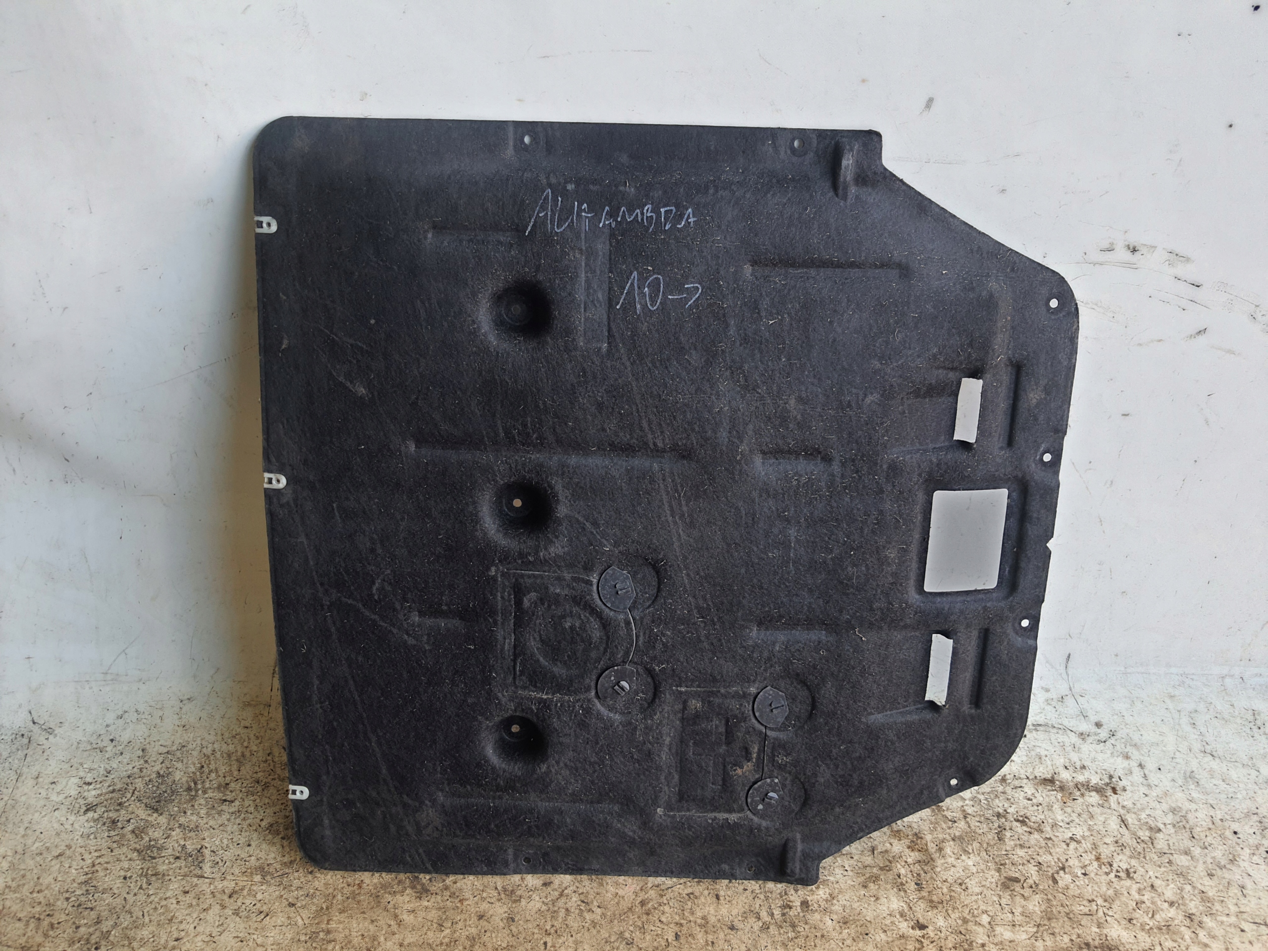 SEAT ALHAMBRA 10-> cover below SLINIK