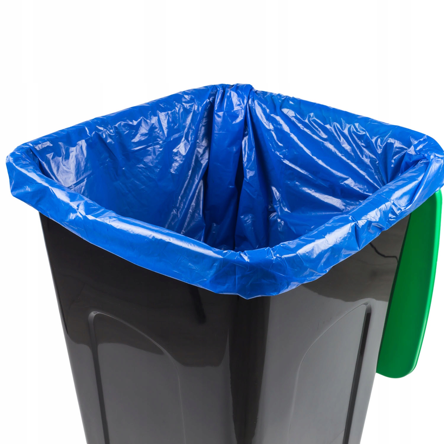 Корзины сегрегация зеленый желтый синий коричневый Kind trash bins