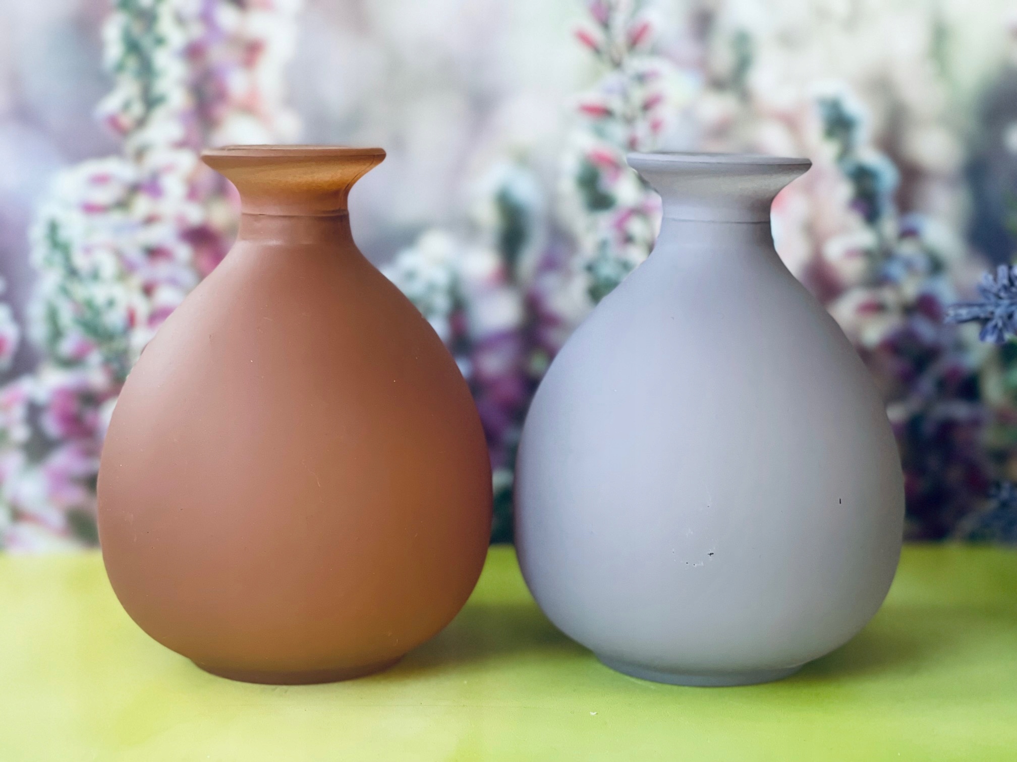 MAŁY WAZONIK SZKLANY WAZON MATOWE SZKŁO do DIY FIO Materiał szkło