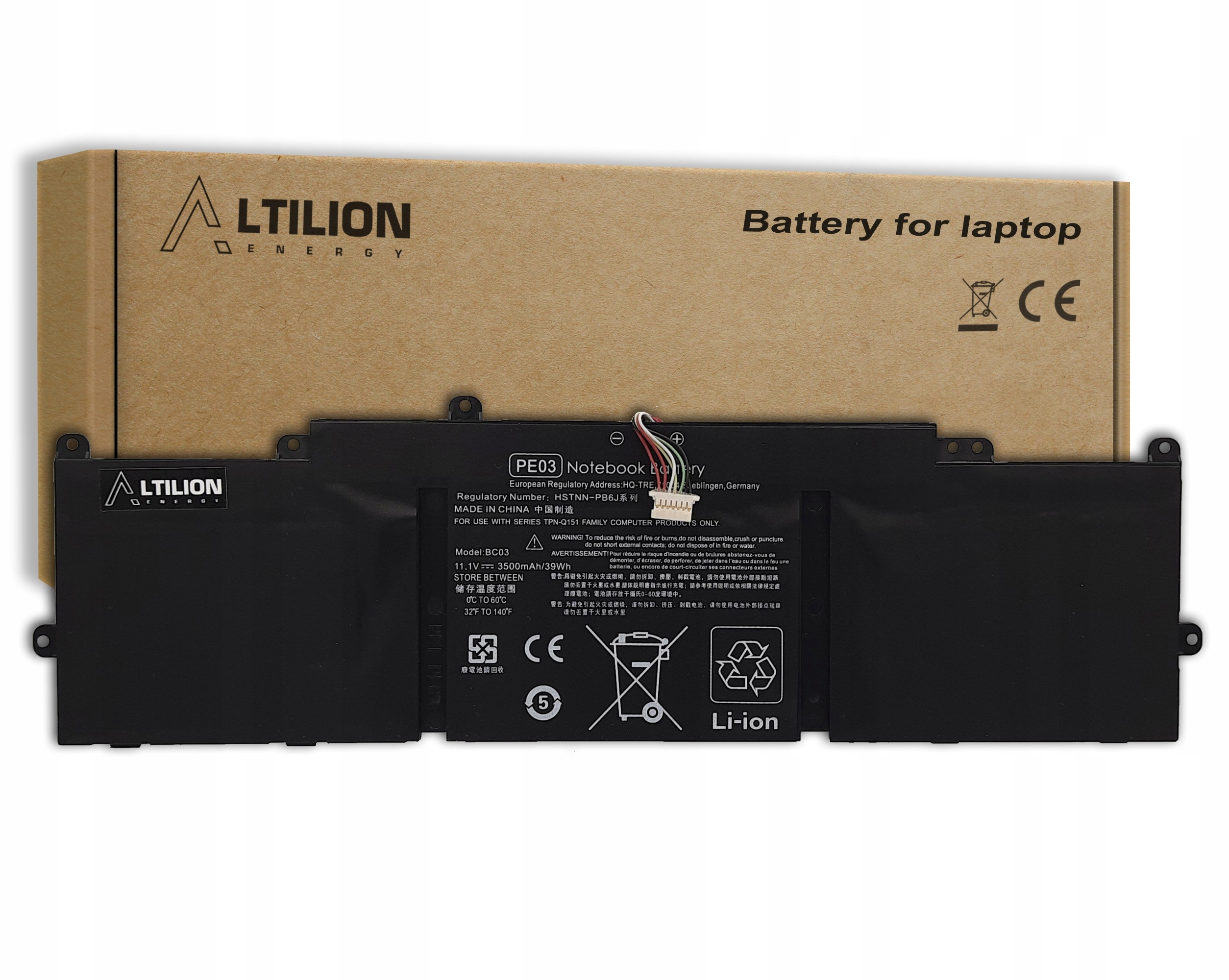 Baterie Altilion Energy PE03 kompatibilní s Hp