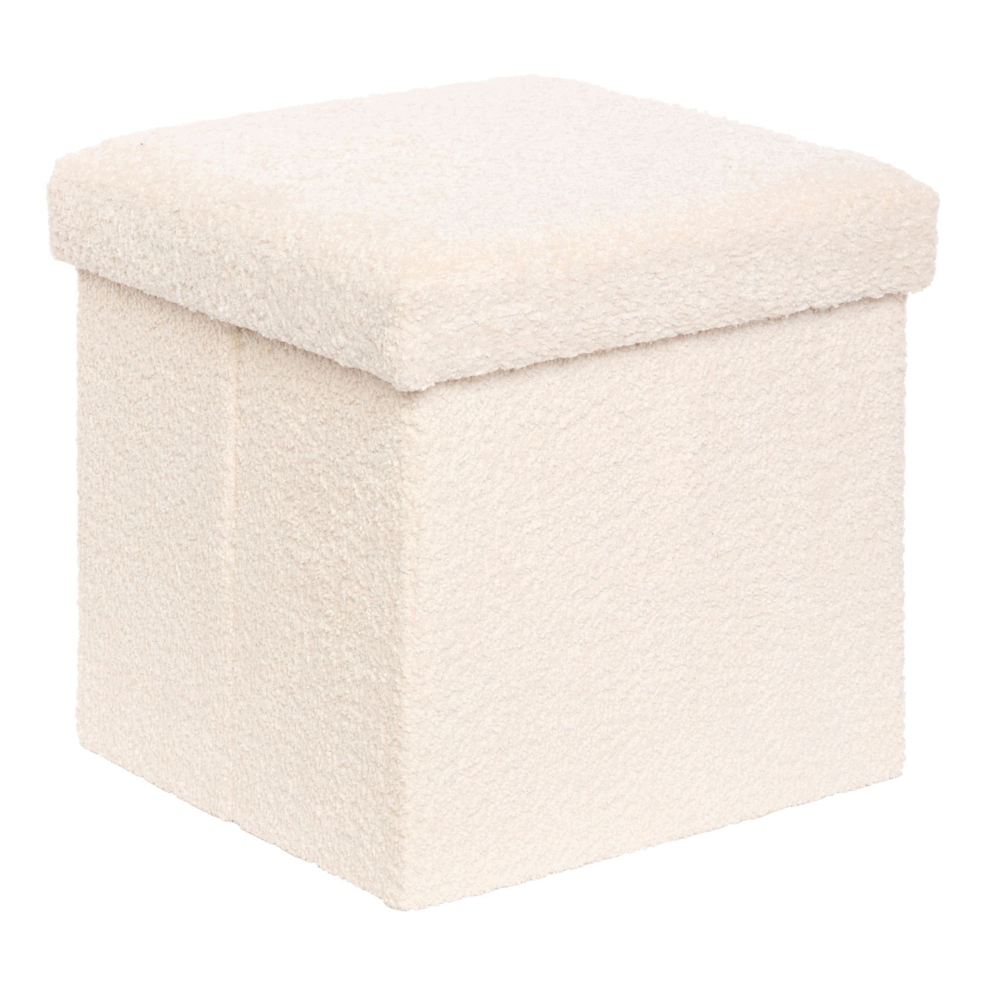 Taburet 38x38x38 CM Mdf Do Předsíně Bílá S Úložným Prostorem