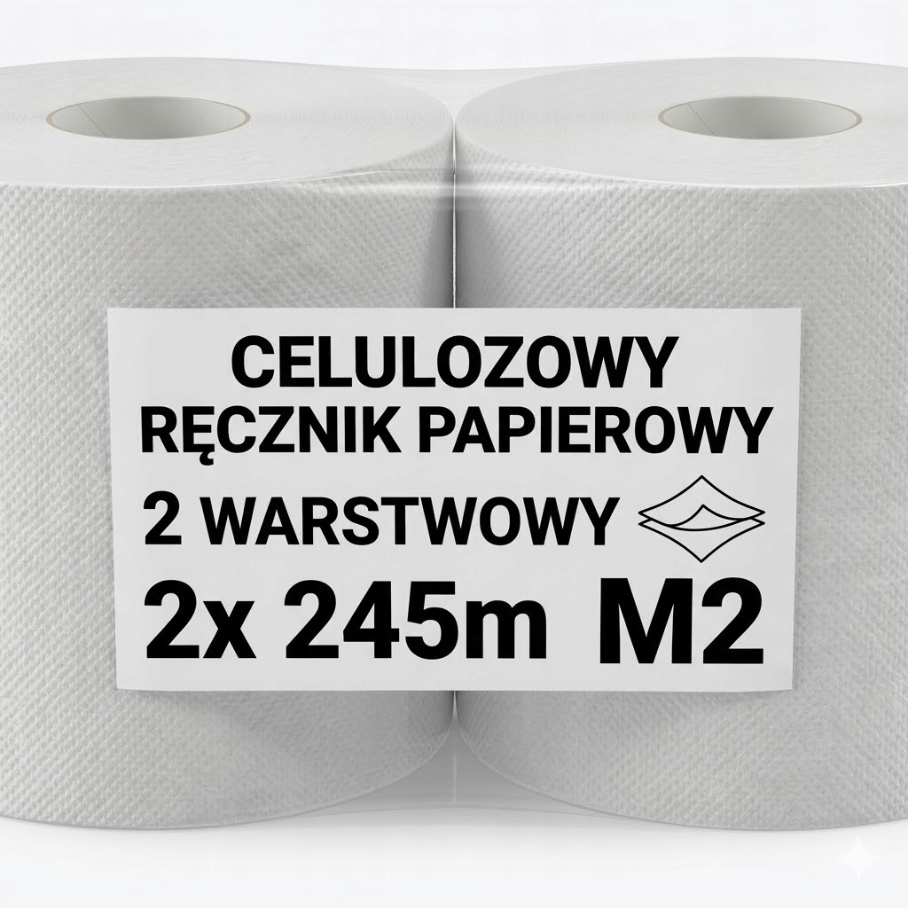 Levně Pl Papírový Ručník Na Roli Performace Čisticí Utěrka Celulóza Big XXL 2x 245M