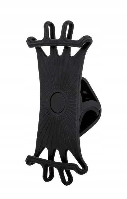 Uchwyt rowerowy Setty czarny silikonowy