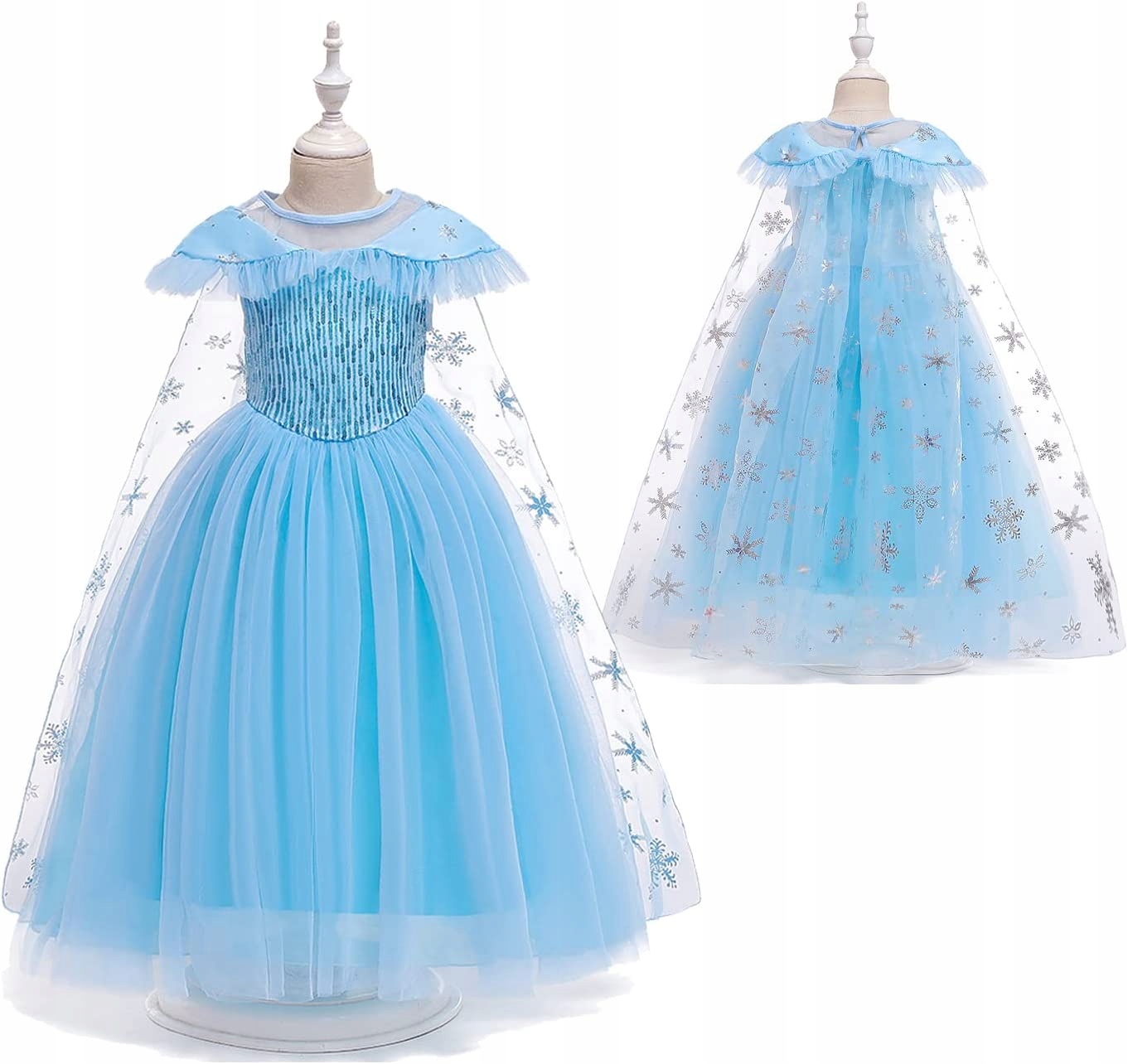 

Strój Frozen 2 Sukienka Elsa Kraina Lodu 120