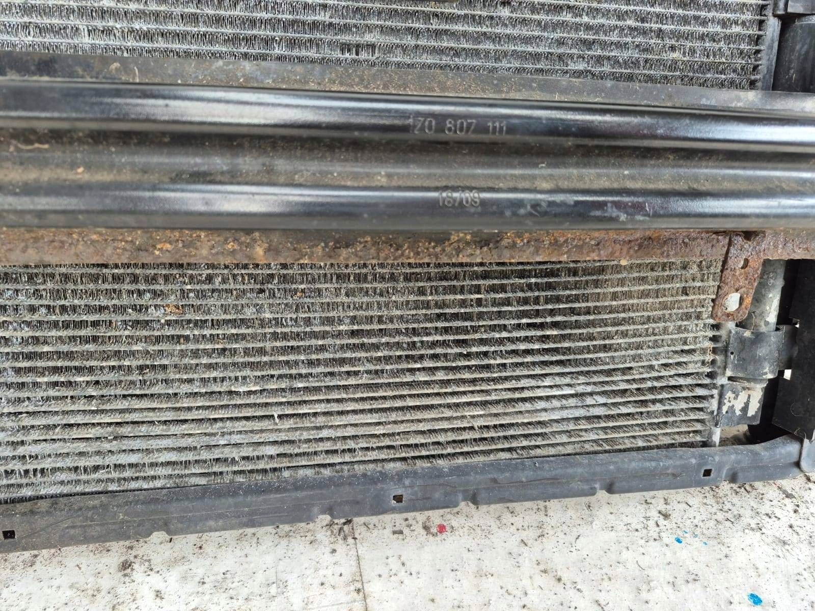 SKODA OCTAVIA II LIFT 08- support panel for radiators pillar sider radiator