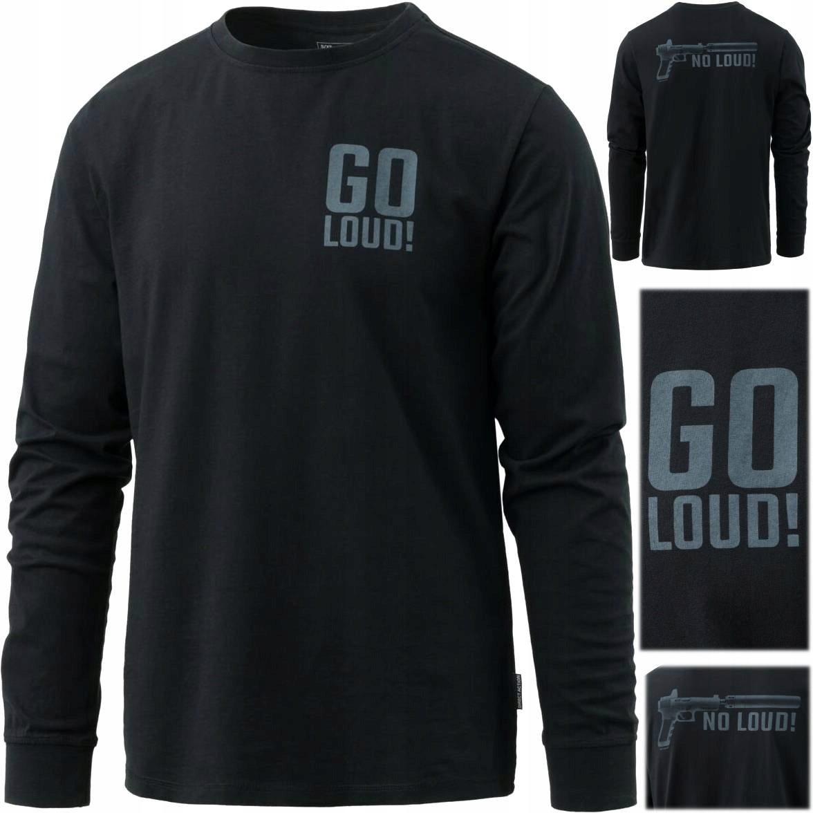 Bavlněné Tričko S Dlouhým Rukávem Direct Action Longsleeve No Loud! vel. L