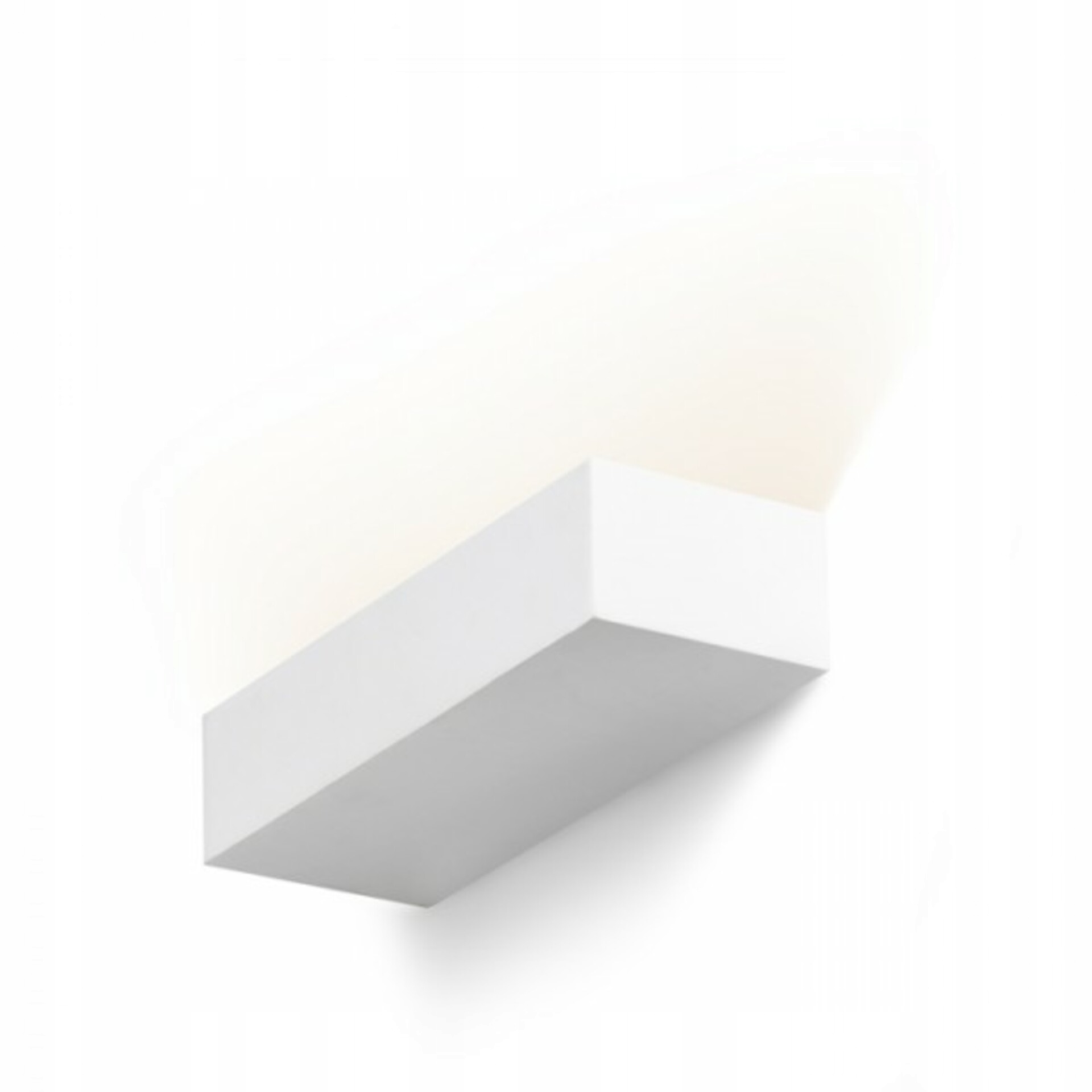 Rendl Wim nástěnná sádrová lampa 230V G9 2x40W R10465, přetíratelná