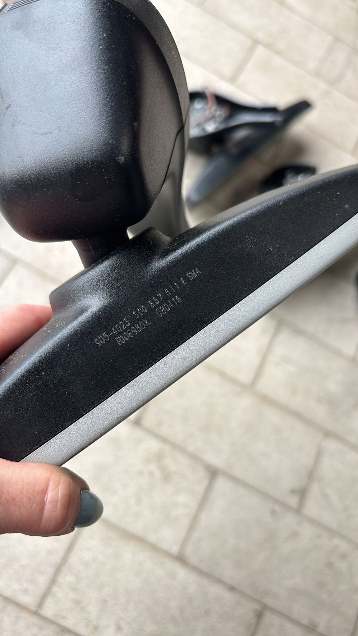rear-view mirror inner VW SHARAN II 3G0857511E