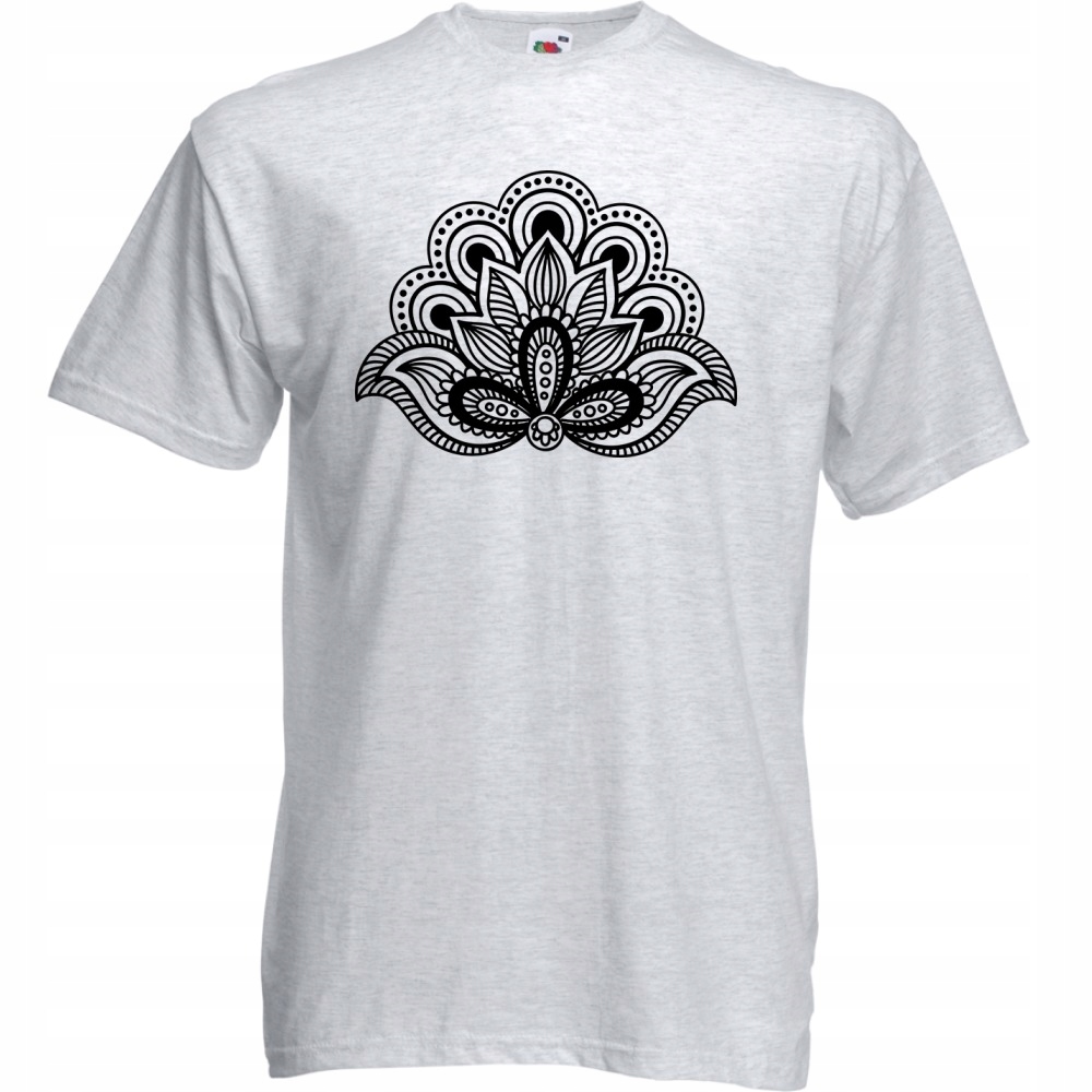

Koszulka mandala symbol XL ash szara