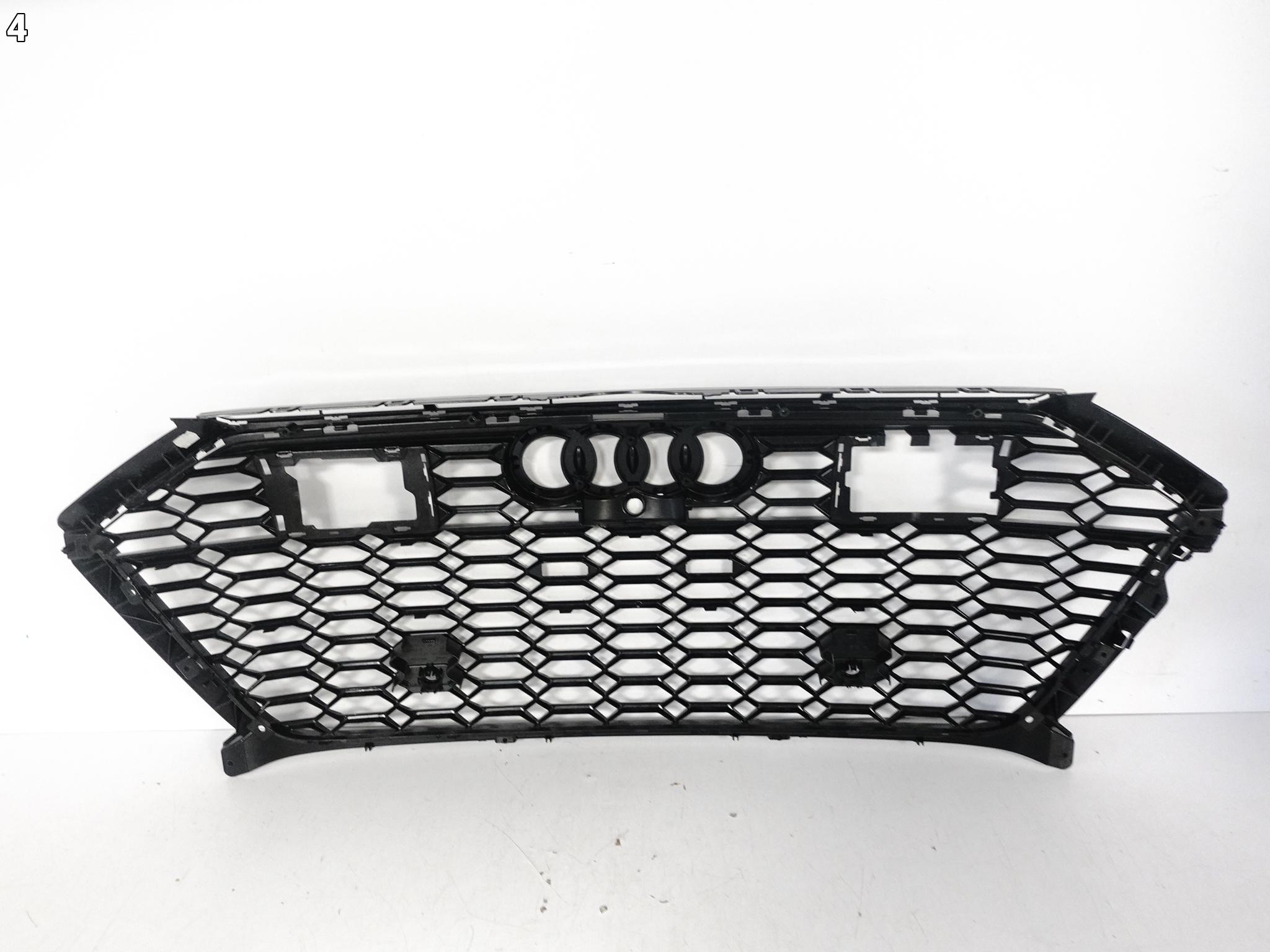AUDI RS7 4K8 RS6 4K0 C8 20- grill grille grid W bumper front BLACK NIGHT
