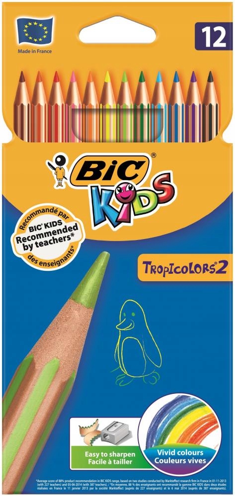 

Kredki ołówkowe Bic TropiColors