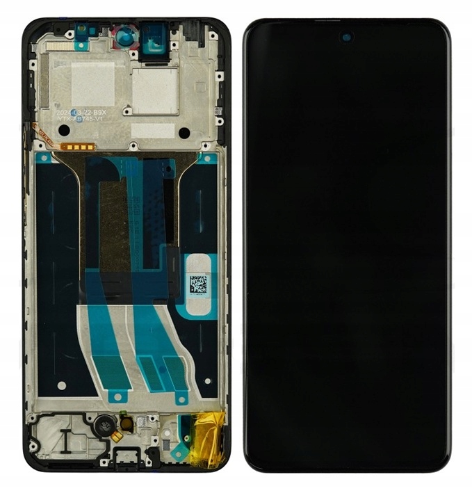 Nowy Ekran LCD Realme 12 4G RMX3871 Z Ramką Czarny