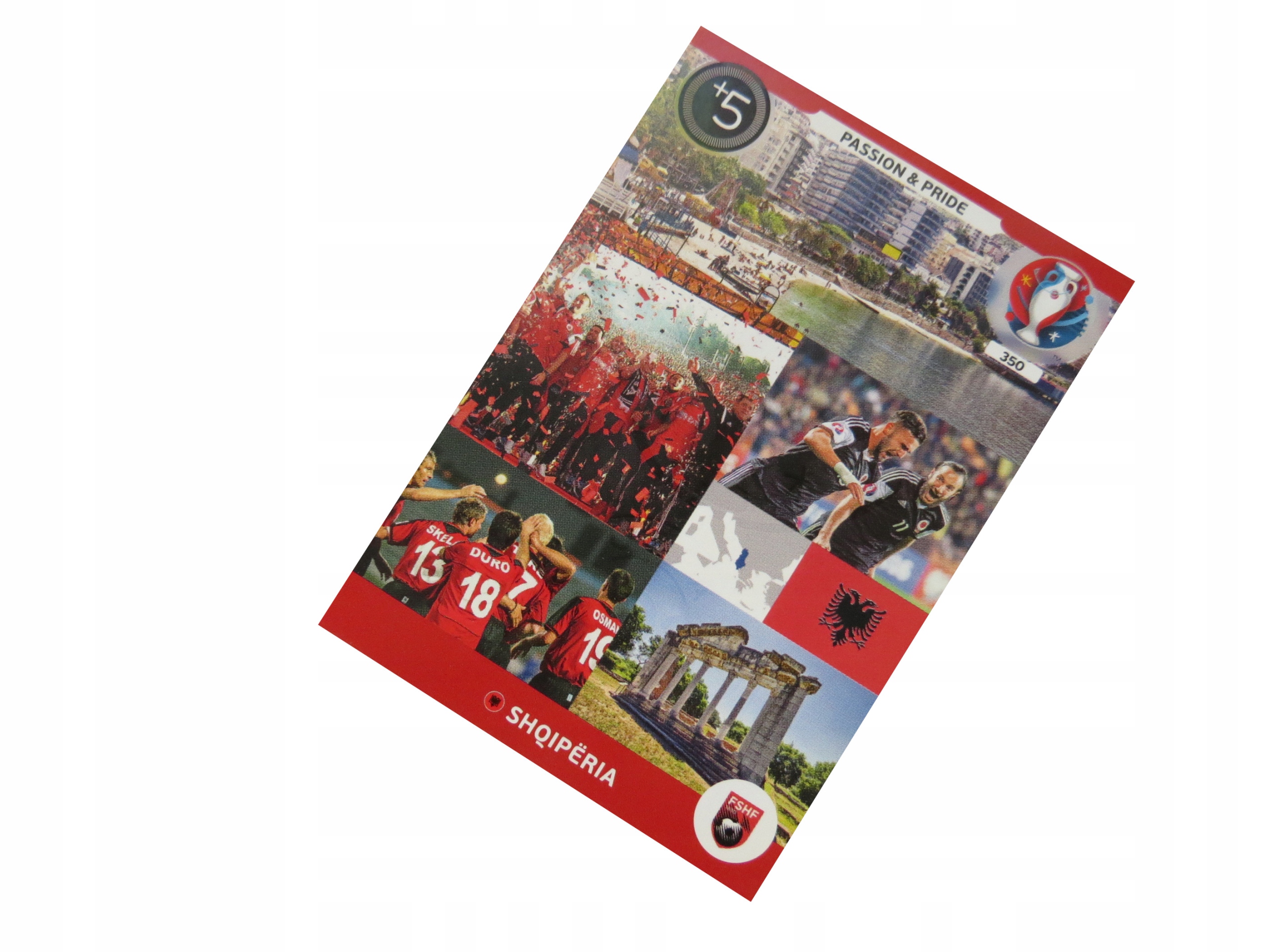 Panini Uefa Euro 2016 Karty Piłkarskie Passion & Pride Albania 350